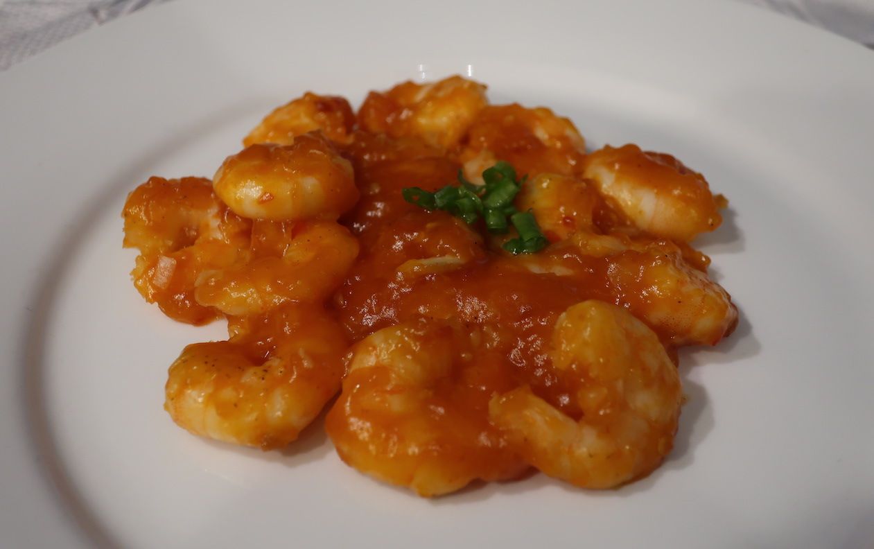 Ebi chili（Stir-fried shrimp in chili sauce, エビチリ）