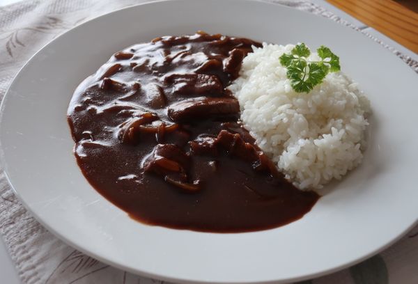 Hayashi rice（Hashed beef rice, ハヤシライス）